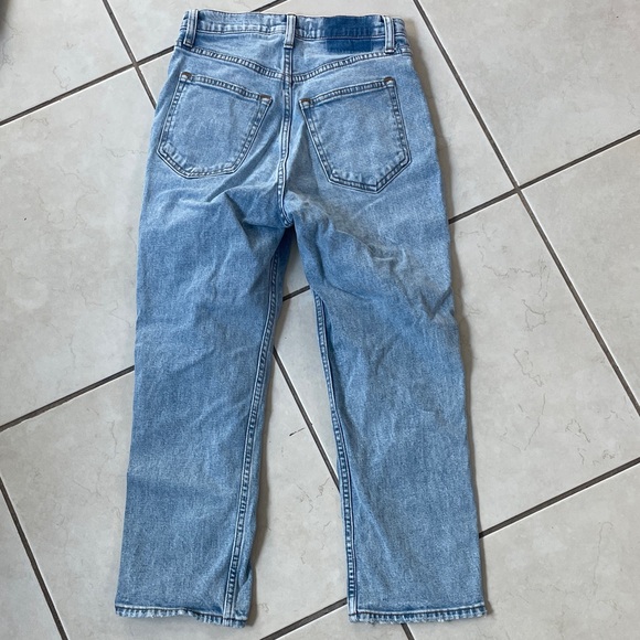 Abercrombie & Fitch Ankle Straight Ultra Curve Love High Rise Jeans - Picture 5 of 7